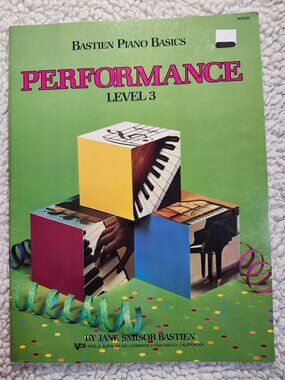Bastien Piano Basics Performance Level 3 Book Jane Smisor Bastien Piano Method